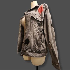 ✭RARE✭ Rutherford Slim Fit Denim Trucker Jacket Xxl